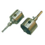 Kit deux tr�pans b�ton carbure d. 65 et 80 mm - emmanchement sds + - outil de ma�onnerie pratique et ...