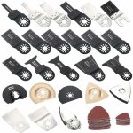 Kit di accessori per lame oscillanti multiutensile kkmoon da 100 pezzi, per dremel fein multimaster makita ...
