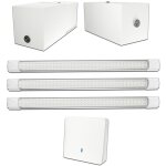 Fast led technology - kit clairage sans fil garage box cave sous sol - 3 rglettes led - 2 batteries ...