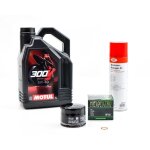 Kit entretien vidange pour bmw s 1000 xr de 2015 � 2019 - motul 300v road racing 5w40 4l