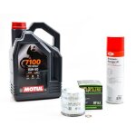 Kit entretien vidange pour bmw r 1150 rt de 2000 � 2006 - motul 7100 15w50 4l