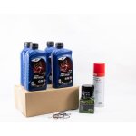 Kit entretien vidange standard pour aprilia rsv4 1000 de 2009 � 2020 - elf moto 4 pro tech 5w40 4l