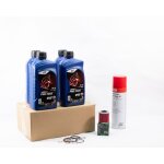 Kit entretien vidange standard pour aprilia tuono 125 de 2017 � 2024 - elf moto 4 pro tech 5w40 4l