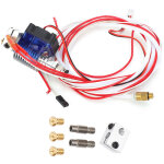 Kit d'extrudeuse v6 avec hotend et terminal distant pour imprimante 3d, compatible filaments 1. 75mm ...