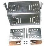 Kit facade autoradio 2din compatible avec hyundai tucson 05 - 10 ap09 noir