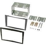 Kit facade fa152. 0mb compatible avec opel astra h corsa d zafira b - noir brillant