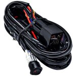 Kit de faisceau de c�blage � barre lumineuse � led, 300w 2 leads 16 awg universal travail avec l'interrupteur ...