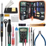 Kit de fer � souder �lectrique 90 w 220 v, pistolet � souder, fer � souder num�rique lcd � temp�rature ...