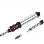 Kit de fer � souder au gaz - kit de fer � souder sans fil au gaz butane 4 en 1 torches de soudage � temp�ratur ...