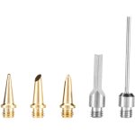 Kit de fer  souder en zinc plaqu cuivre, pointe durable de haute qualit pour pistolet thermique, soudage ...
