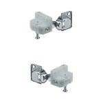Ferrure de base wingline s portes coulissantes pliantes - ct de ferrage : droit - dcor : gris hettich ...