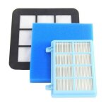 Kit de filtres lavables en mousse aspirateur pour philips power pro compact fc9331 / 09, fc9332 / 09, ...