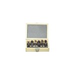 Coffret 12 fraises carbure queue Ø8mm hikoki 500507 Coffret 12 fraises carbure queue Ø8mm hikoki 500507