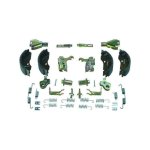 Kit frein al - ko 2051 - 2050 complet pour un essieu de remorque ou caravane
