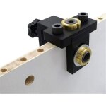 Kit de gabarit de per�age de poche 8 / 10 / 15 mm, kit de gabarit 3 en 1 pour travail du bois avec clip ...