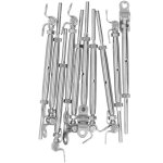 Kit de garde - corps � c�bles en acier inoxydable, kit de quincaillerie pour garde - corps � c�bles � ...