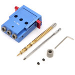 Kit de guide de per�age en alliage d'aluminium, gabarit de trou de poche pour localisateur de poin�on ...