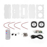 Kit de haut - parleur bluetooth, pack de musique mp3, son st�r�o, mini amplificateur de puissance 3w ...