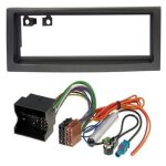 Kit installation autoradio kitfac - 168 compatible avec peugeot 407 citroen c5 04 - 10 1din - noir