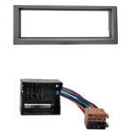 Kit installation autoradio kitfac - 168b compatible avec peugeot 407 citroen c5 04 - 10 1din - noir