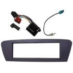 Kit installation autoradio kf171a adnauto compatible avec renault scenic 09 - 15 - gris 1din