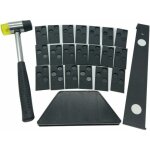 Kit d'installation pour installation de sol stratifi� en bois avec cale � frapper, outil d?emboitage, ...