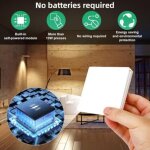 Kit interrupteur sans fil 10 a 240 v ? t�l�commande rf433 ? port�e jusqu'� 580 m ? montage mural ou au ...