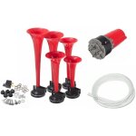 Kit de klaxon musical � air comprim� , 115 db 12 v + compresseur pour camion, voiture, train, bateau, ...