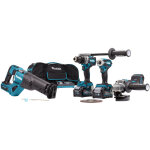 Makita - kit dk0126g401 : df001g + td001g + ga005g + jr001g + 2 x bl4040 + dc40ra