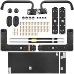 Kit de materiel de lit escamotable, lit double, kit de quincaillerie pour lit mural vertical de luxe ...