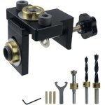 Kit de menuiserie, goujonnage kit de gabarit de trou de poche en bois per�age vertical localisateur d�tachable ...