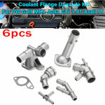 Kit de mise  niveau de bride de liquide de refroidissement en aluminium 6 pices pour vw golf mk4 jetta ...