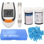 Kit de moniteur de glycmie 50 bandelettes de test de glycmie 50 lancettes testeur de diabte de haute ...