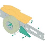 Kit de montage pour déplace caravane pour châssis al - ko vario iii - enduro Kit de montage pour déplace caravane pour châssis al - ko vario iii - enduro