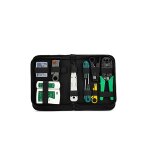 Kit d'outils de réparation réseau, outil de sertissage, testeur de câble, connecteurs, pince à sertir ... Kit d'outils de réparation réseau, outil de sertissage, testeur de câble, connecteurs, pince à sertir ...