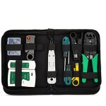 Kit d'outils de r�paration r�seau, outil de sertissage, testeur de c�ble, connecteurs, pince � sertir ...