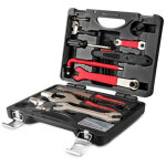 Kit d'outils de r�paration de v�lo professionnel 18 en 1 avec �tui de rangement, outils de r�paration ...