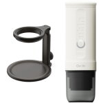 Kit outin nano machine � expresso �lectrique portable + support universel - blanc perle - camping, voyage ...