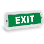 Kit pictogramme autocollant 'exit' + bloc d'clairage 3w