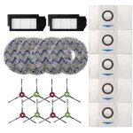 Kit de pices de rechange d'entretien des sols pour aspirateur robot ecovacs deebot x1 omni / x1turbo ...