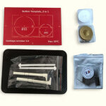 Kit plaque de d�clenchement � carreler delta luxe