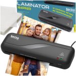 Kit de plastification : plastifieuse papier a4, plastifieuse � chaud et 40 pochettes