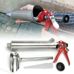Senderpick ? pistolet extrudeur professionnel avec 2 buses ? acier inoxydable ? pour joints b�ton et ...
