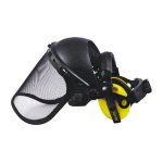 Kit protection du visage forestier casque antibruit + visiere