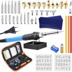 Kit de pyrogravure, outil de gravure au bois professionnel pancellent avec fer � souder