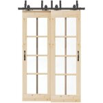 Kit de quincaillerie de porte coulissante 152, 5 cm acier noir vidaxl