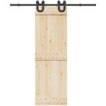 Vidaxl - kit de quincaillerie de porte coulissante 183 cm acier noir Vidaxl - kit de quincaillerie de porte coulissante 183 cm acier noir