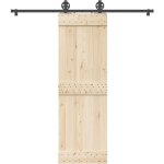 Kit de quincaillerie de porte coulissante 200 cm acier noir - vidaxl Kit de quincaillerie de porte coulissante 200 cm acier noir - vidaxl
