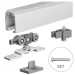 Kit de rail pour porte coulissante cm 190 1390 omge