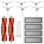 Kit de rechange compatible avec xiaomi mi robot 1 et 2. pack d'accessoires de rechange pour aspirateurs ...